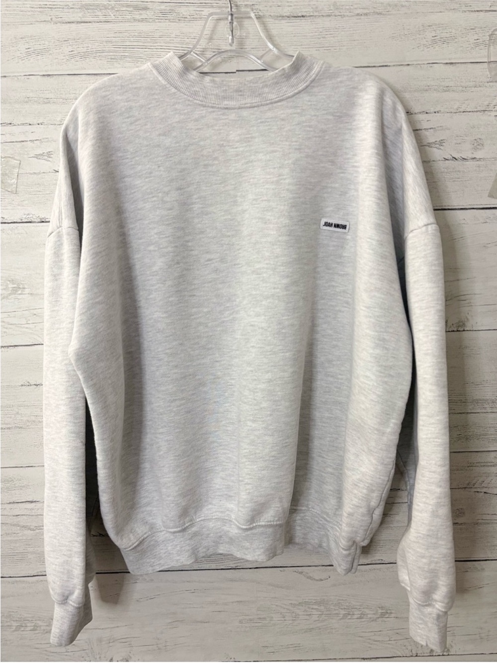 Joah Brown Women’s Crewneck Sweatshirt, light heather grey - Picture 5 of 11